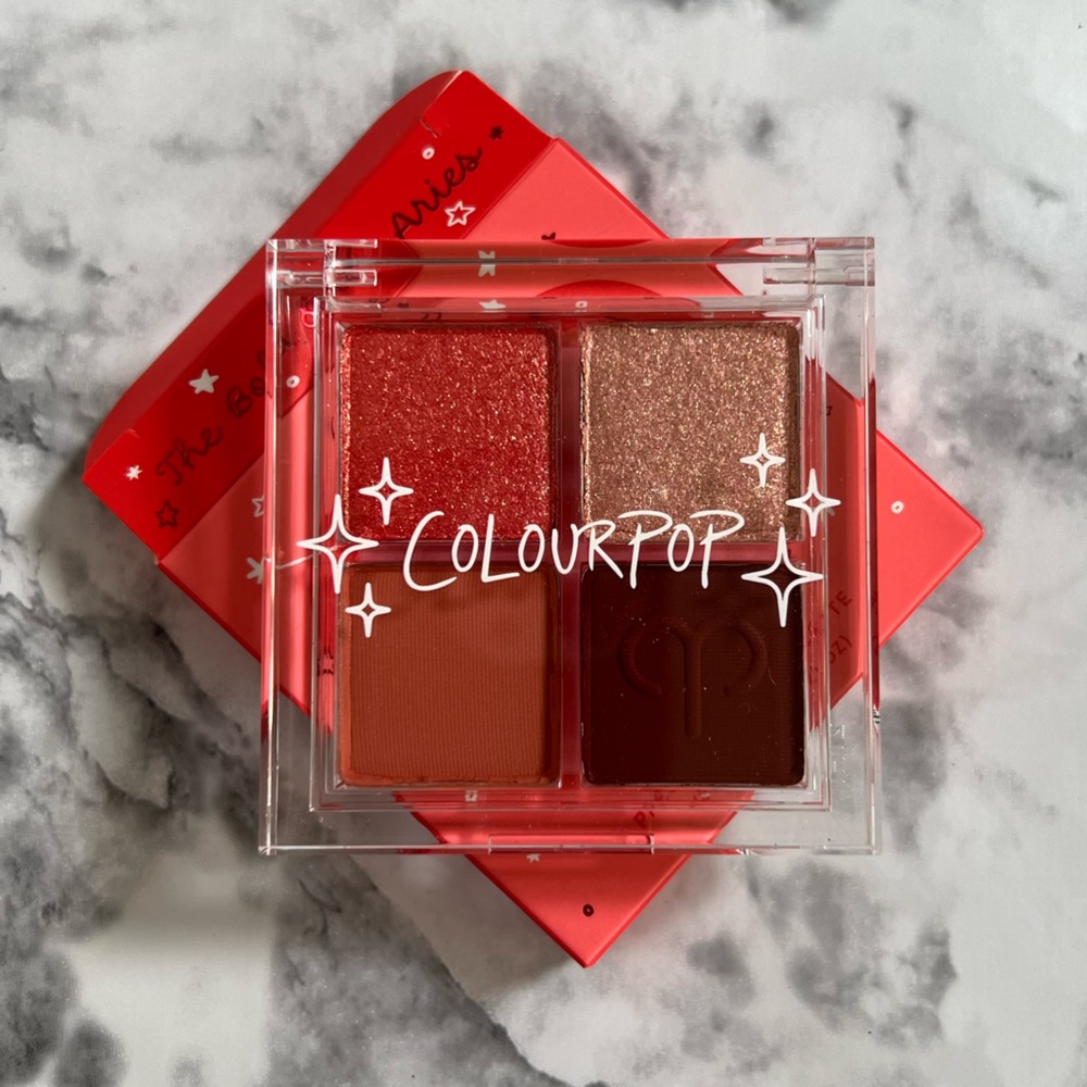 ♈ ColourPop The Bold & the Aries Eyeshadow Quad